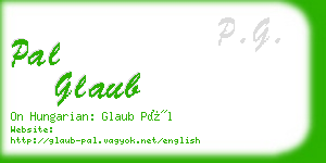 pal glaub business card